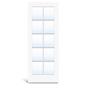 Pintu Prancis Kaca Prima MDF 10 Lite