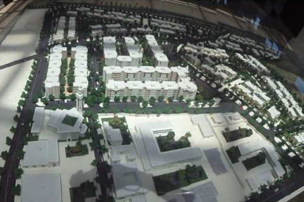 Proyek apartemen perumahan yang terjangkau