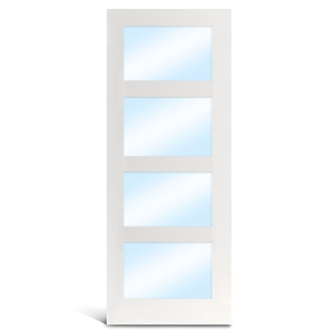 4 Lite MDF Kaca Prima Pintu Prancis