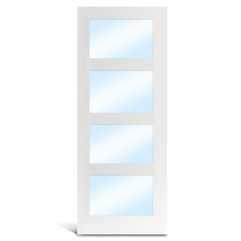 4 Lite MDF Kaca Prima Pintu Prancis