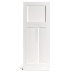 3 Flat Panel Square dengan Pintu Shaker PVC Vertikal