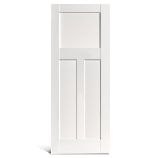 3 Flat Panel Square dengan Pintu Shaker PVC Vertikal