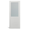 2 panel pintu cetakan PVC kaca atas persegi