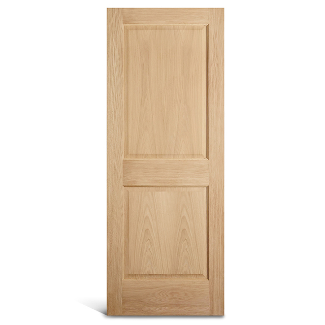 2 panel pintu panel kayu ek persegi atas