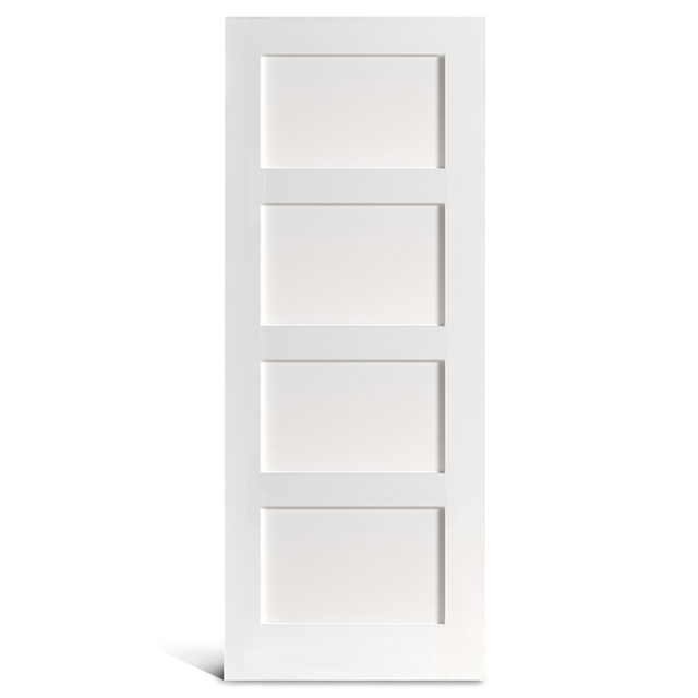 4 pintu Shaker pra-dicat panel datar