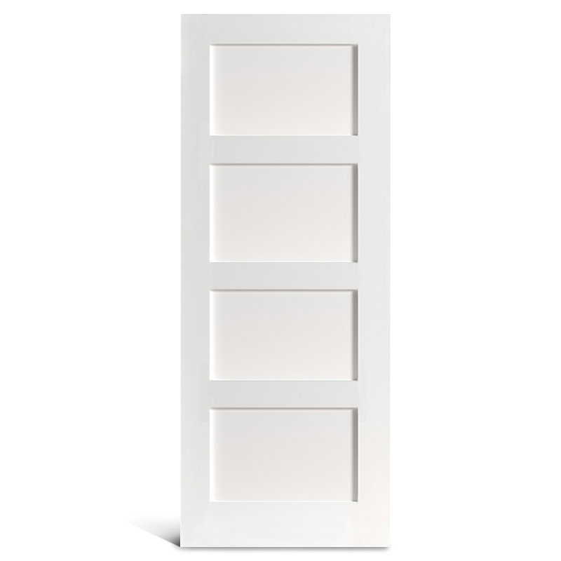 4 pintu Shaker pra-dicat panel datar