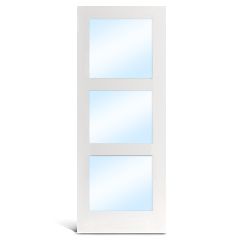 3 Lite MDF Kaca Prima Pintu Prancis