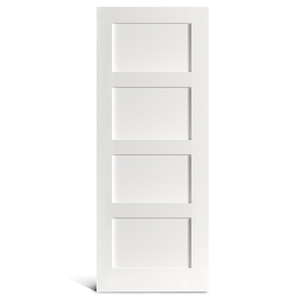 4 pintu Shaker prima panel datar