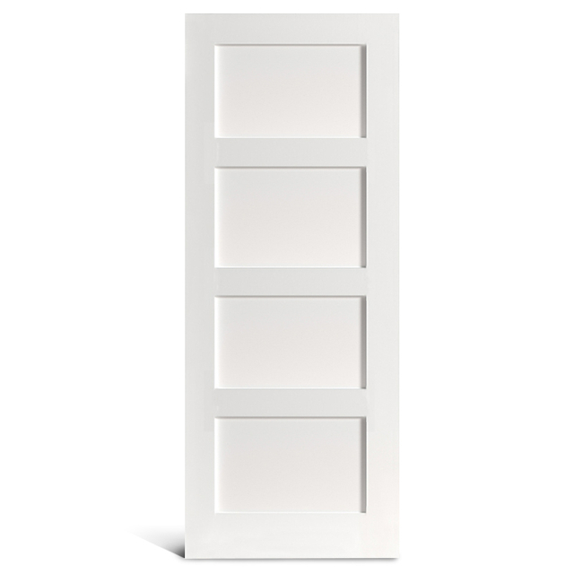 4 pintu Shaker prima panel datar