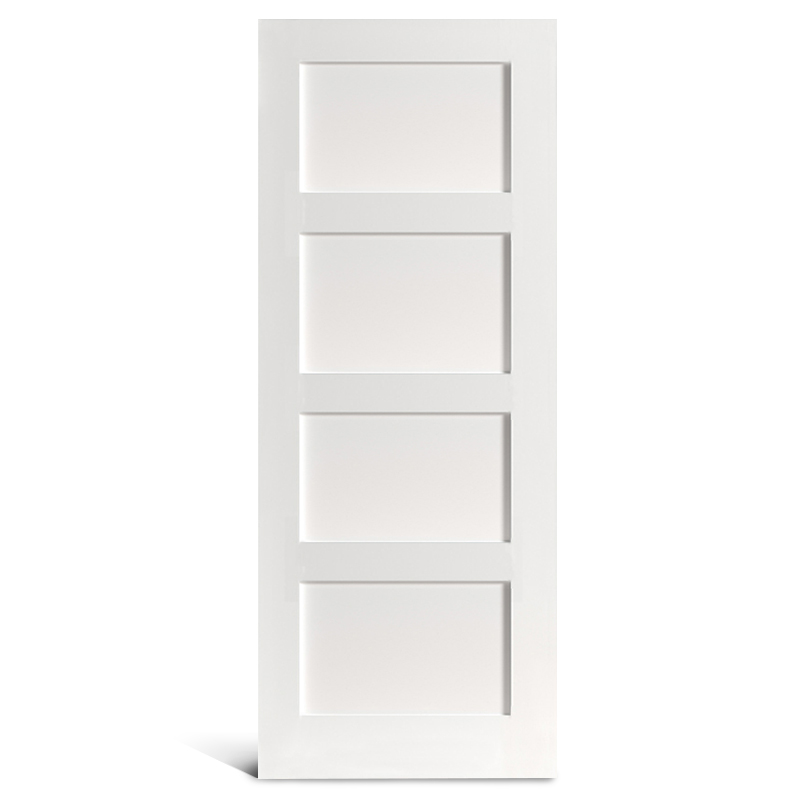 4 pintu Shaker prima panel datar