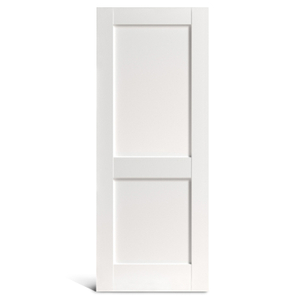 2 pintu PVC Shaker panel datar