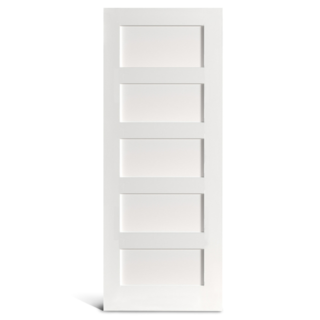 5 pintu Shaker pra-dicat panel datar