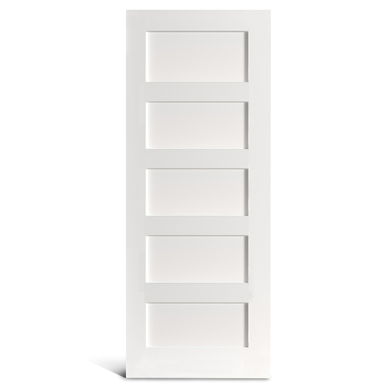 5 pintu Shaker pra-dicat panel datar