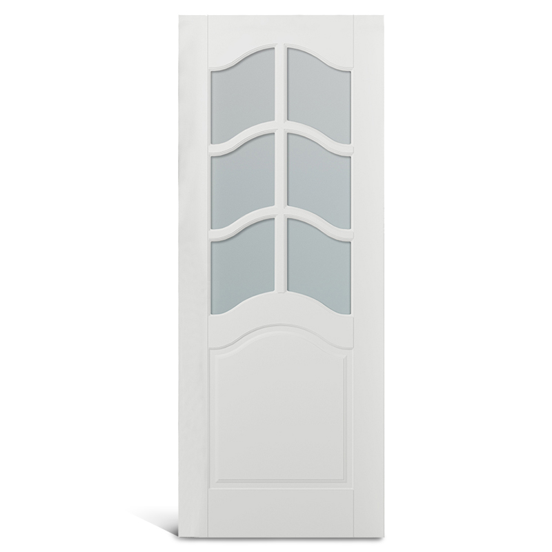 7 lite arch top kaca pintu PVC Moulded