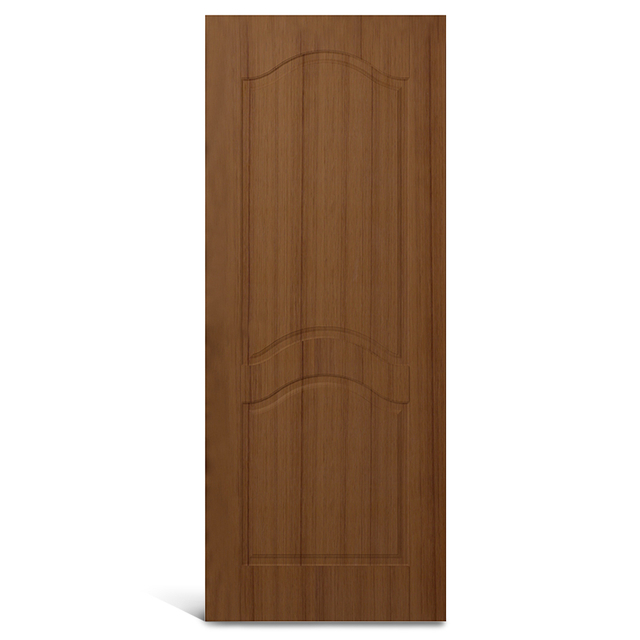 2 panel arch top jati pintu PVC Moulded