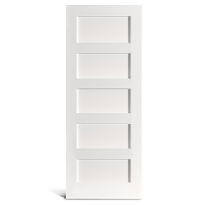 5 pintu Shaker prima panel datar