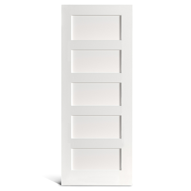 5 pintu Shaker prima panel datar