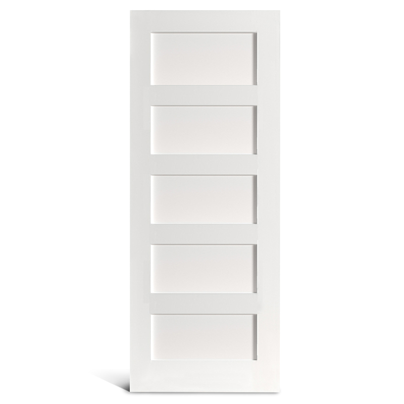 5 pintu Shaker prima panel datar