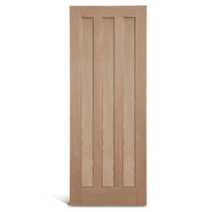 Pintu panel kayu ek 3 panel