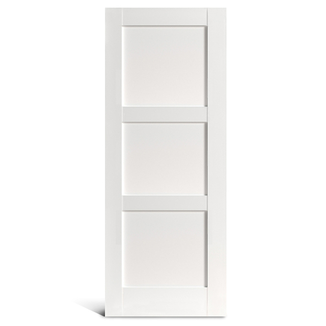 3 Komersial Interior Pintu Pengocok PVC Panel Datar