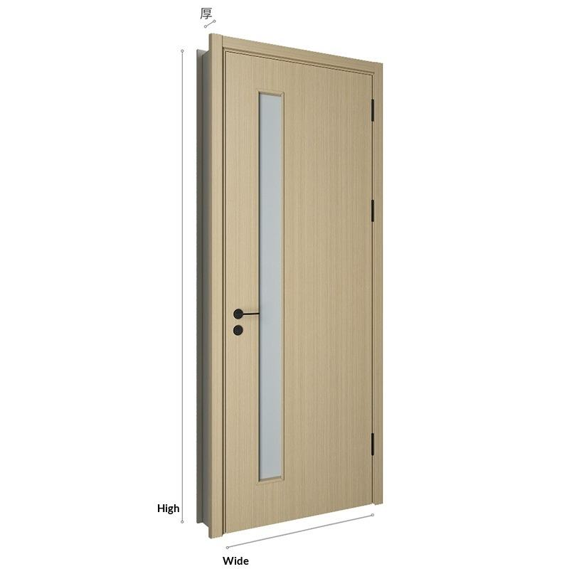 Oupai PVC Kayu Pintu MDF Sertifikat CE Saso GOST-R