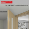 Oupai PVC Kayu Pintu MDF Sertifikat CE Saso GOST-R