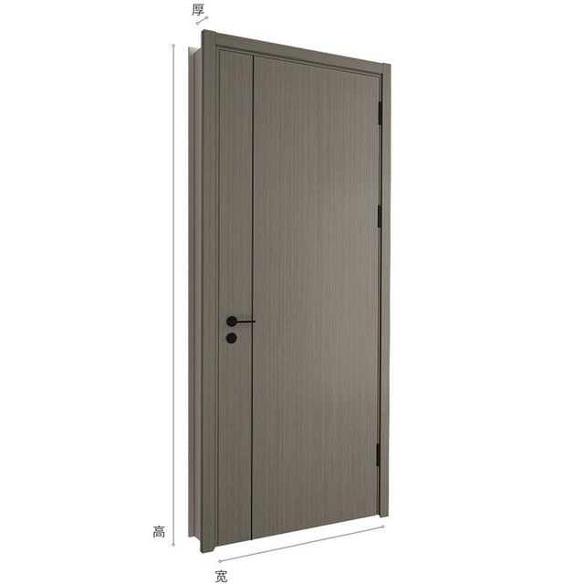 Pintu MDF Kayu Lukis Oupai Sertifikat CE Saso GOST-R