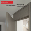 Oupai PVC Kayu Pintu MDF Sertifikat CE Saso GOST-R