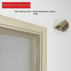 Oupai PVC Kayu Pintu MDF Sertifikat CE Saso GOST-R