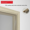 Oupai PVC Kayu Pintu MDF Sertifikat CE Saso GOST-R