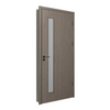 Oupai PVC Kayu Pintu MDF Sertifikat CE Saso GOST-R