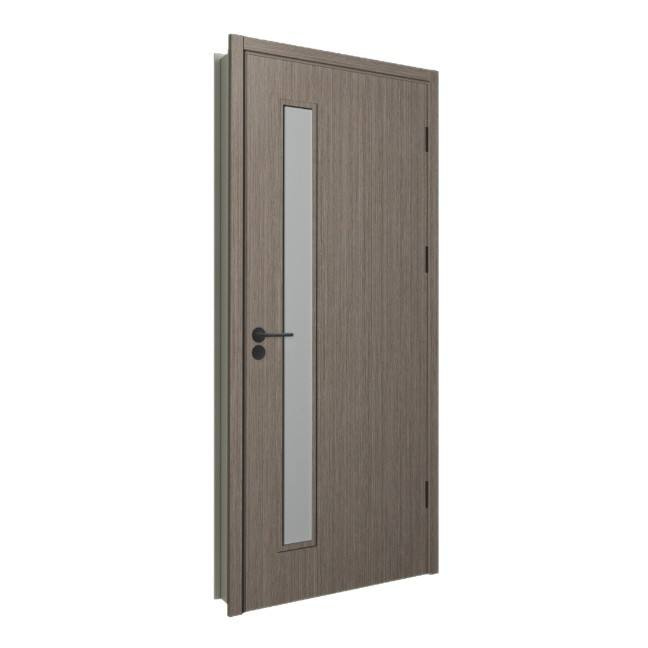 Oupai PVC Kayu Pintu MDF Sertifikat CE Saso GOST-R