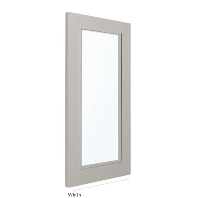 Oupai PVC Kayu Pintu MDF Sertifikat CE Saso GOST-R