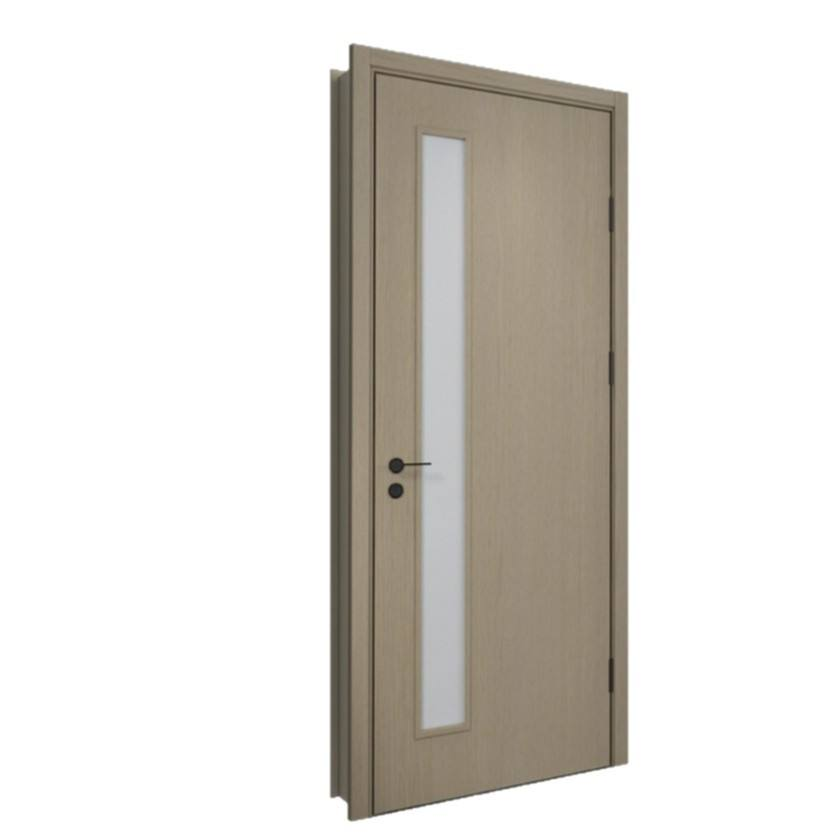 Oupai PVC Kayu Pintu MDF Sertifikat CE Saso GOST-R